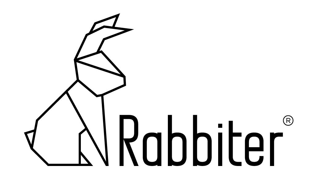 Rabbiter-logo-hase-schrift